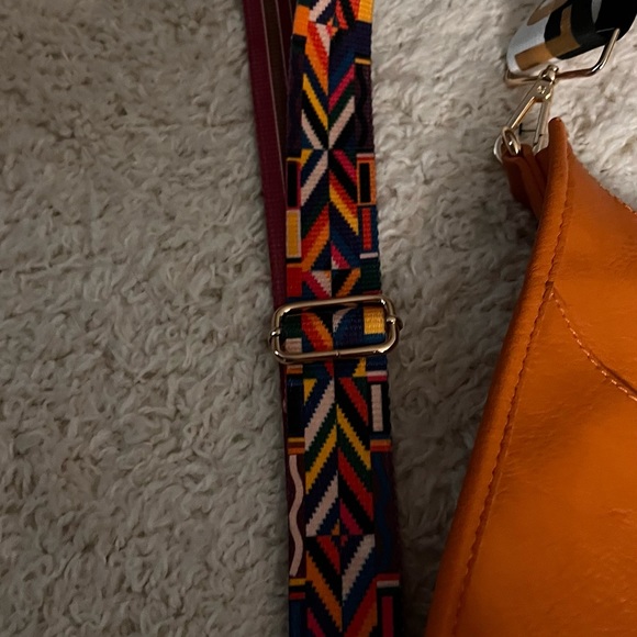 Mix & Match Mini Messenger Bag in Orange - Picture 4 of 11